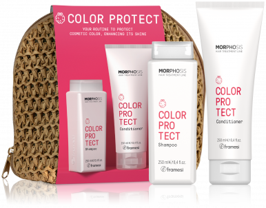 Balíček Framesi Morphosis Color Protect - Šampon 250ml + Kondicionér 250ml + Taška