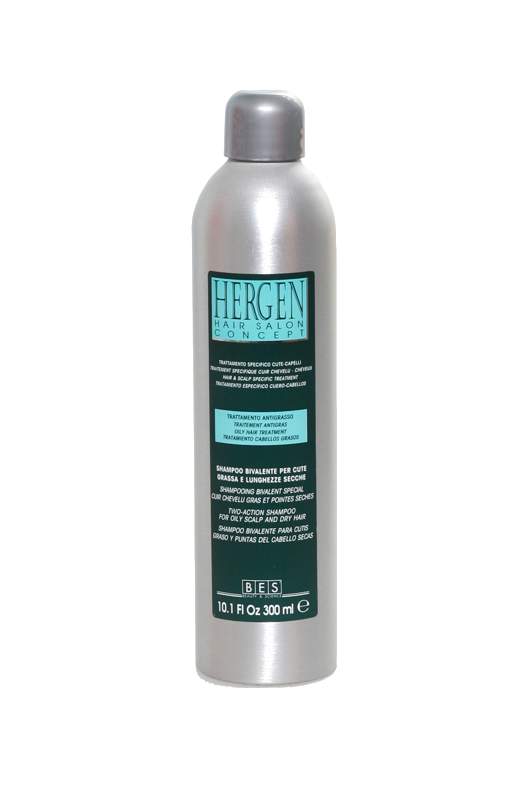 BES Hergen Bivalente Shampoo 300ml - Šampón na mastnú pokožku a suché vlasy