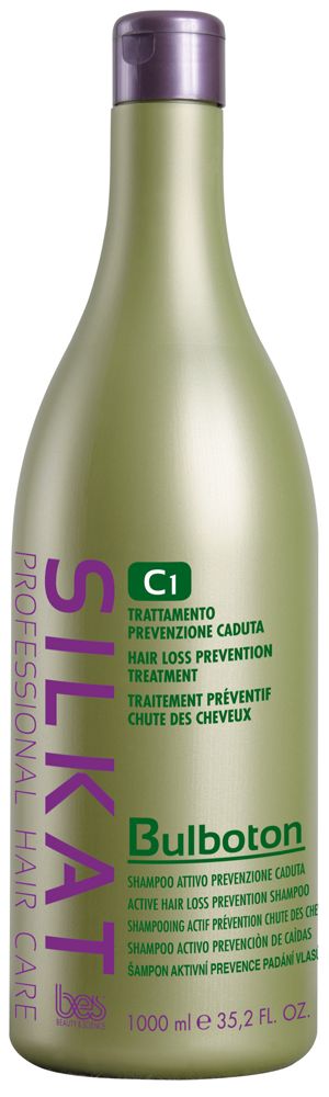 BES Silkat Bulboton C1 1000ml - Šampón proti padaniu vlasov