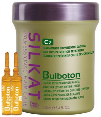 BES Silkat Bulboton C2 12x10ml - Ampule proti padaniu vlasov