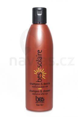 BES Solaire Shampoo & Shower 300ml - Vlasový a telový šampón po slnení