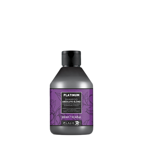 Black Platinum Absolute Blond Shampoo 300ml - Šampón s extraktom z organických mandlí