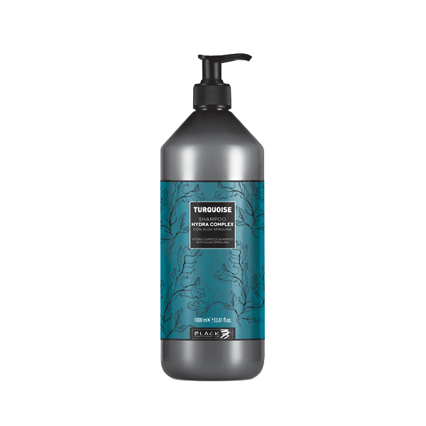 E-shop Black Turquoise Hydra Complex Shampoo 1000ml - Posilňujúci šampón s extraktom z morskej riasy