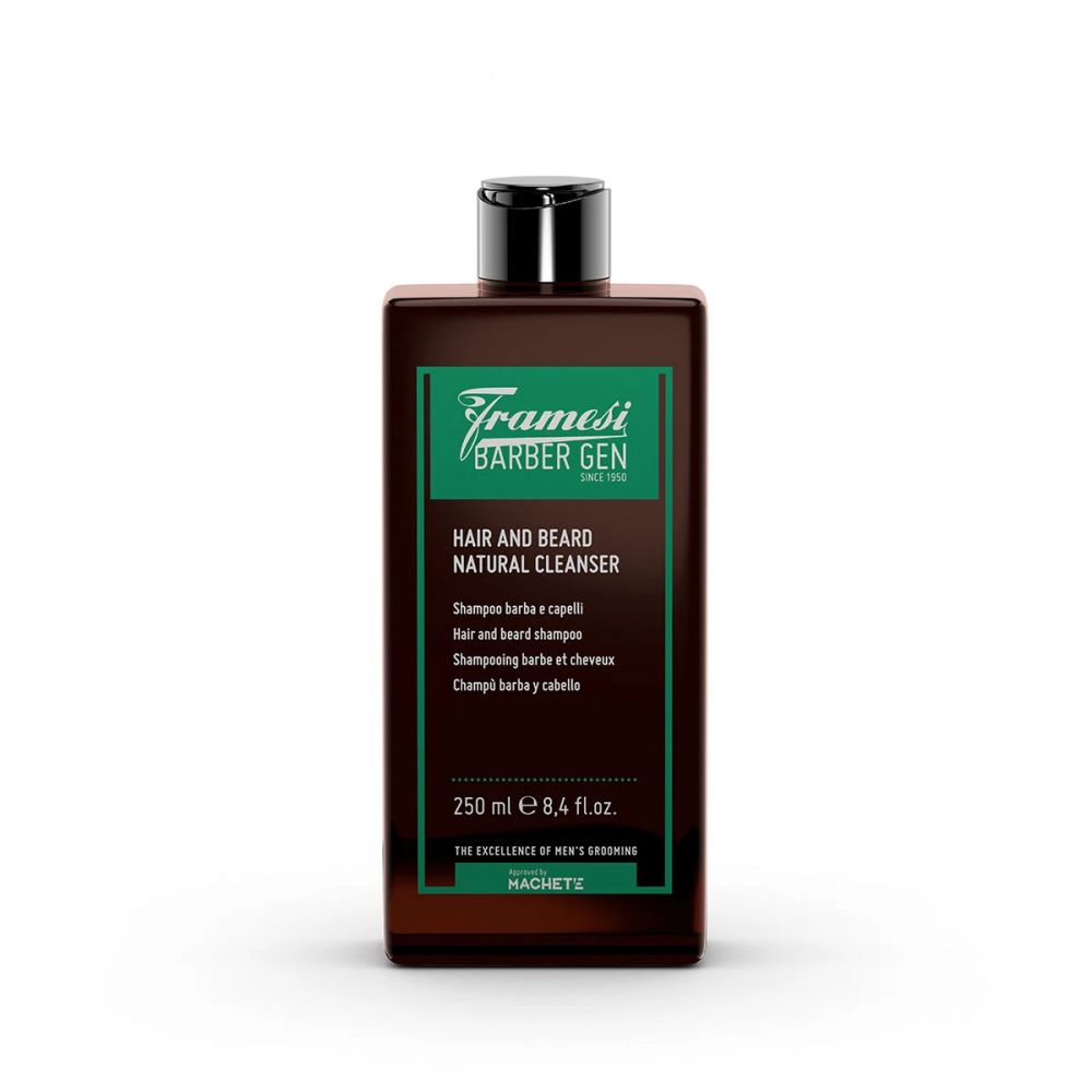 E-shop Framesi Barber Gen Hair & Beard Natural Cleanser Shampoo 250ml - Šampón na vlasy a bradu