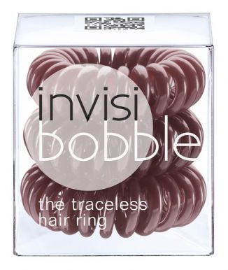 InvisiBobble - Gumička do vlasov hnedá 3ks