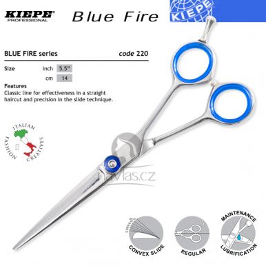 Kiepe Blue Fire Series Profi kadernícke nožnice 220/5,5