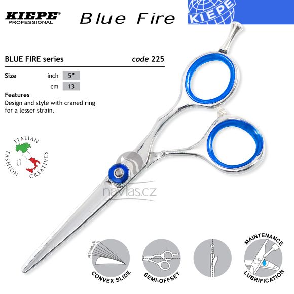 Kiepe Blue Fire Series Profi kadernícke nožnice 225/5\