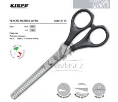 Kiepe Plastic Handle Line 2113/6 "- Profi Efilačné obojstranné nožnice