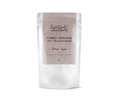 NASHE Anti-celulite Coffee Scrub After Gym 200g - Kávový peeling citrón a šafran  exp. 12/2022