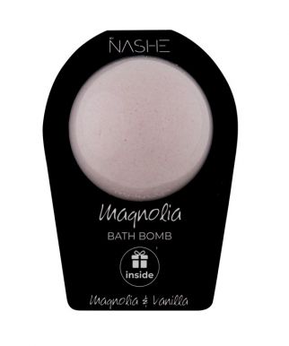 NASHE Bath Bomb Magnolia 190g - Kúpeľová bomba magnólia