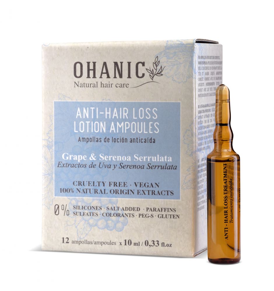 Ohanic Anti-Loss Lotion 12x10ml - Lotion proti vypadávaniu vlasov v ampulkách