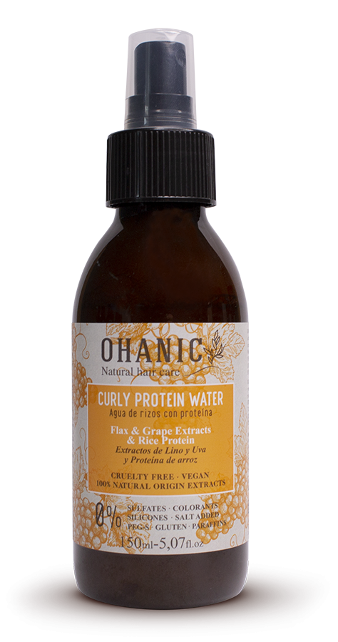E-shop Ohanic Curly Protein Water 150ml - Proteínová voda pre vlny
