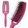 Olivia Garden Fingerbrush Blush Hot Pink - Profesionálna kefa na vlasy