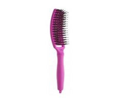 Olivia Garden Fingerbrush Neon Purple - Profesionálna kefa na vlasy