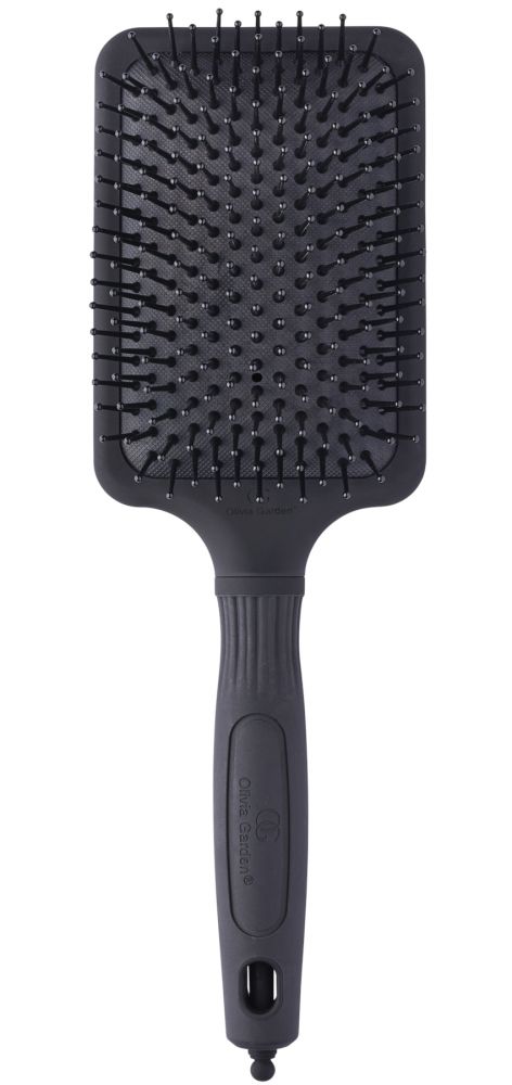 E-shop Olivia Garden Paddle Brush Pro Black Label BL-PDL - Široký plochý kartáč na vlasy
