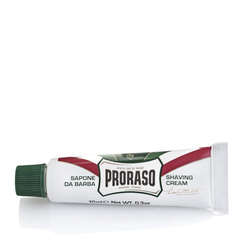 E-shop Proraso Green Shaving Cream Travel 10ml - Cestovný krém na holenie