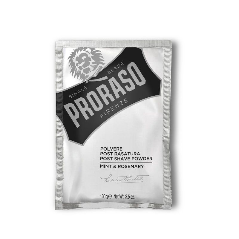 E-shop Proraso Post Shave Powder Mint & Rosemary 100g - Zásyp po holení