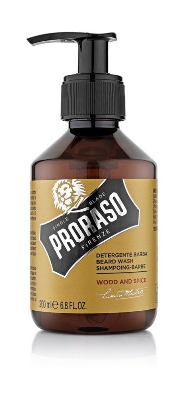 E-shop Proraso Wood and Spice Cleanser 200ml - Šampón na bradu