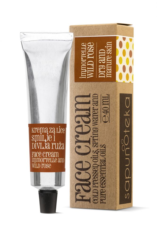 E-shop Sapunoteka Face Cream Dry & Mature Skin 40ml - Denný krém na suchú a zrelú pleť