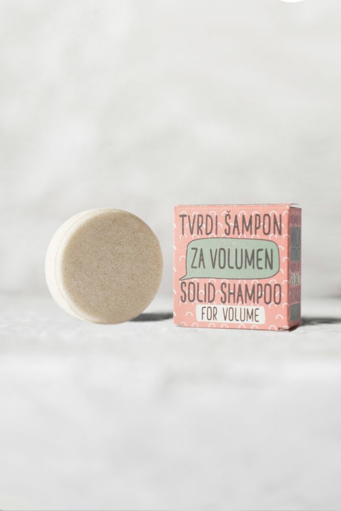 Sapunoteka Solid Shampoo For Volume 60g - Tuhý šampón pre objem