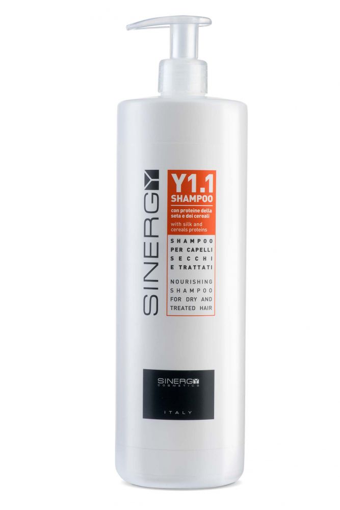 Sinergy Cosmetics Sinergy Y1.1 Nutritive Shampoo 1000ml - Šampón na suché a poškodené vlasy