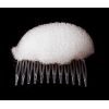 Vycpávka do vlasů s hřebínkem - bílá OZ04500-002B
