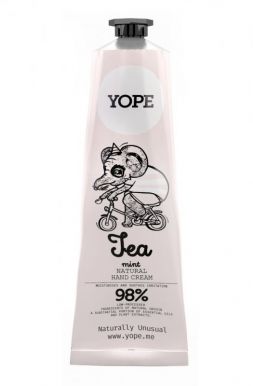 Yope Natural Hand Cream Zelený čaj & Mäta prieporná 100ml - Prírodný krém na ruky